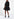 Mini robe noire rebrodée de paillettes Faume - seconde main