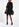 Mini robe noire rebrodée de paillettes Faume - seconde main