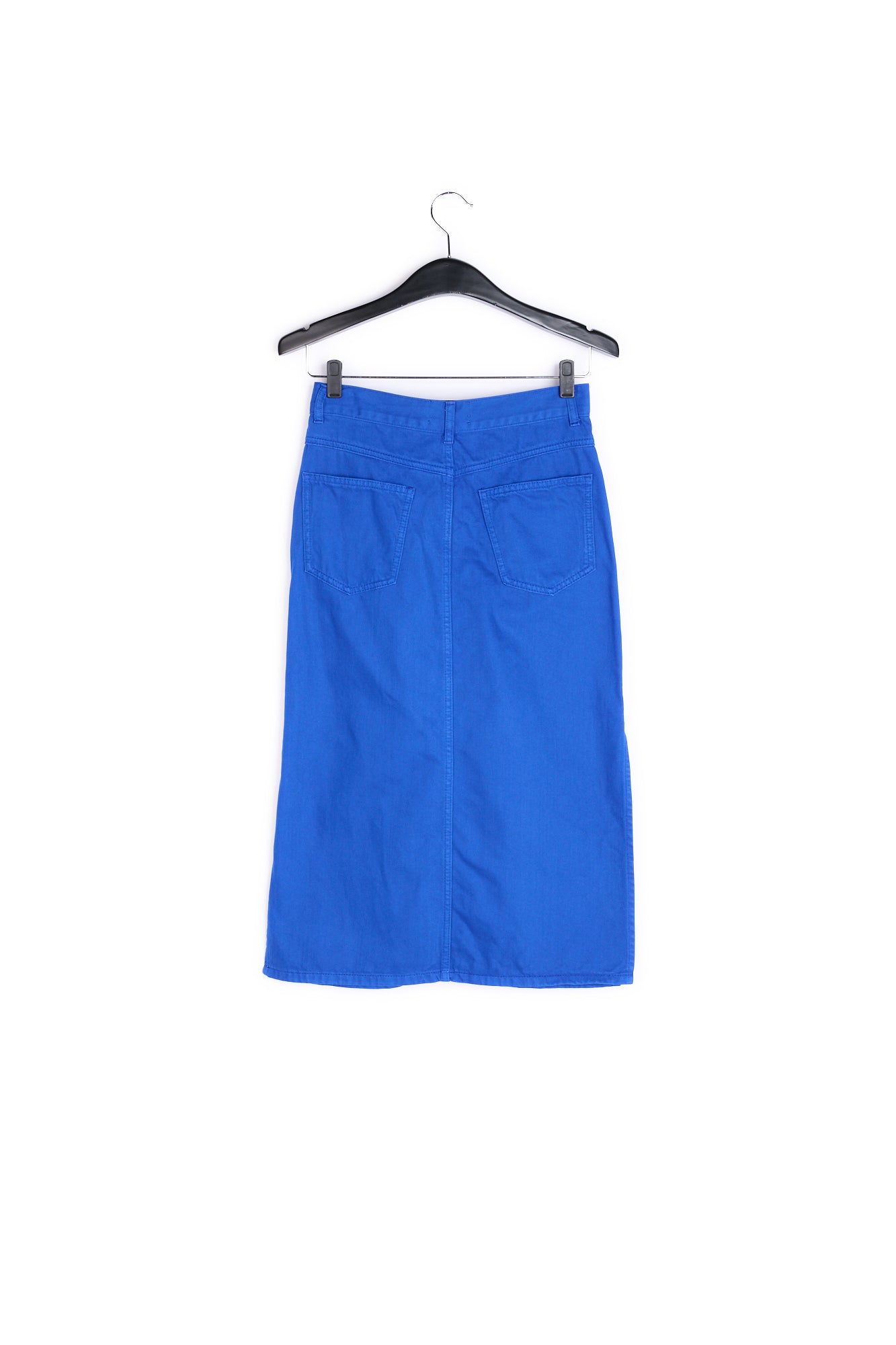 Blue high-waisted pencil skirt RE—SSENTIEL | Essentiel second hand