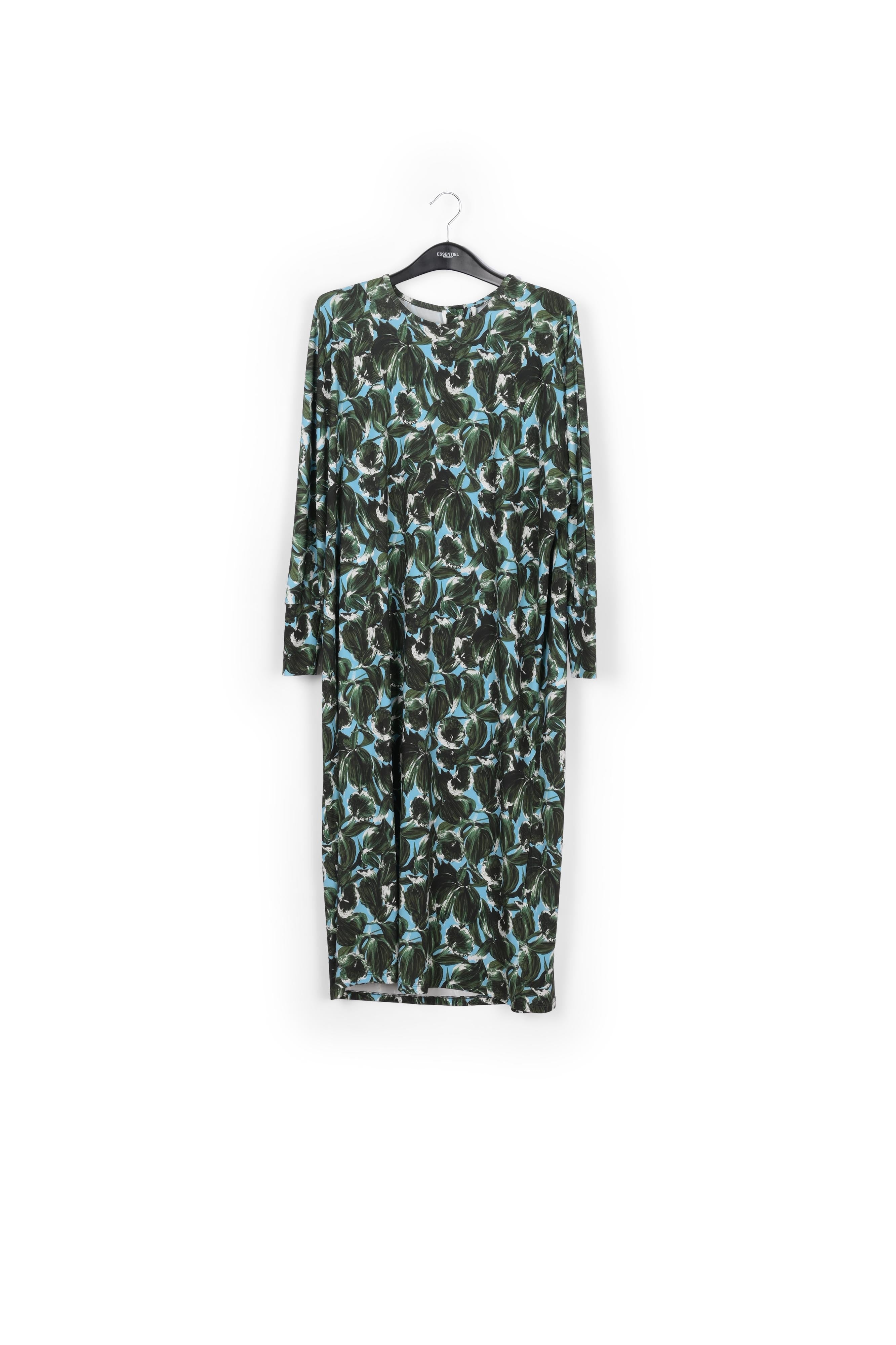 Multicolor midi-length dress with floral print RE—SSENTIEL | Essentiel second hand