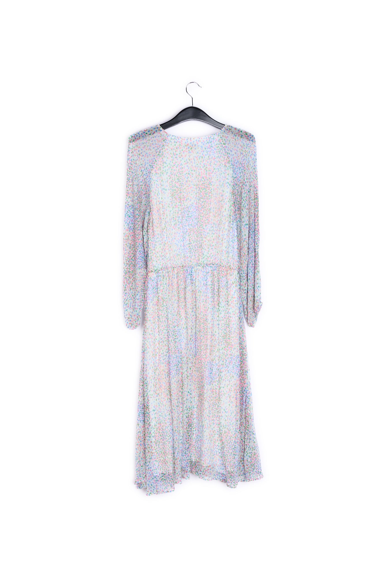 Abstract print silk dress RE—SSENTIEL | Essentiel second hand