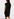 Black lurex knitted dress Faume - seconde main