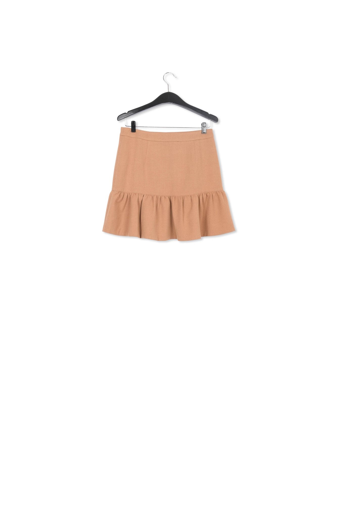 Camel mini wrap skirt RE—SSENTIEL | Essentiel second hand