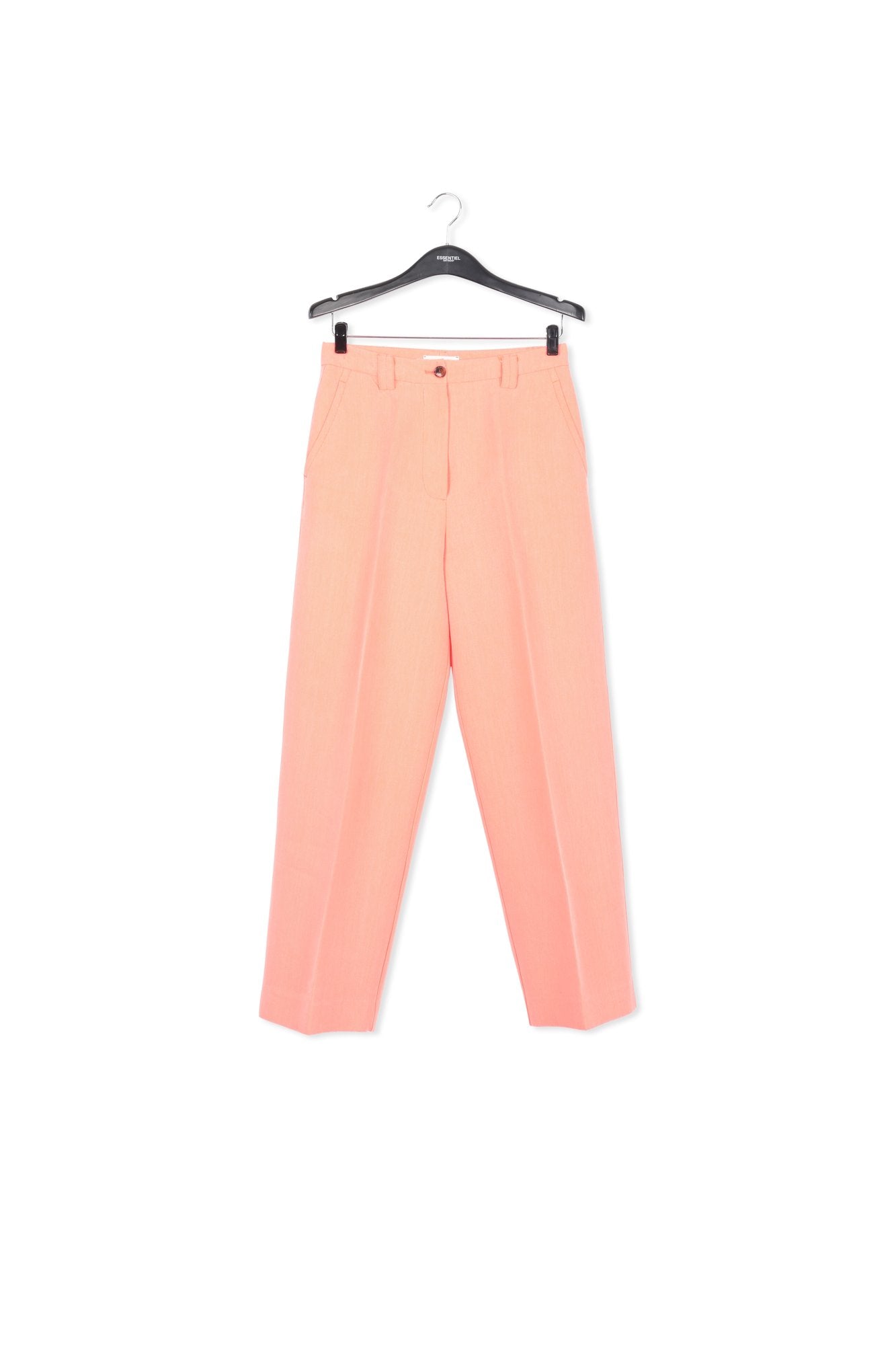 Coral red straight-leg pants RE—SSENTIEL | Essentiel second hand