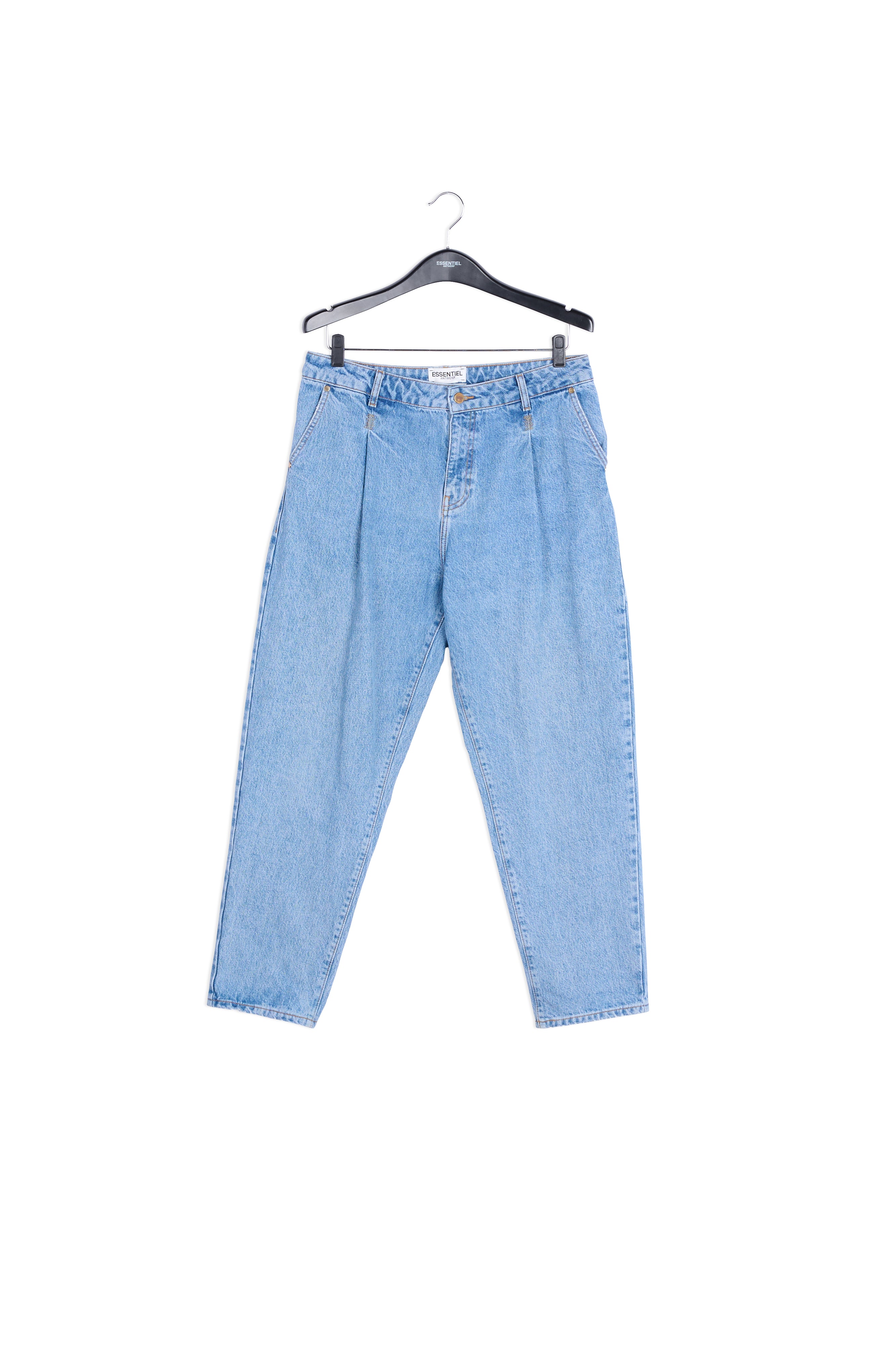 Dark blue high-rise jeans RE—SSENTIEL | Essentiel second hand
