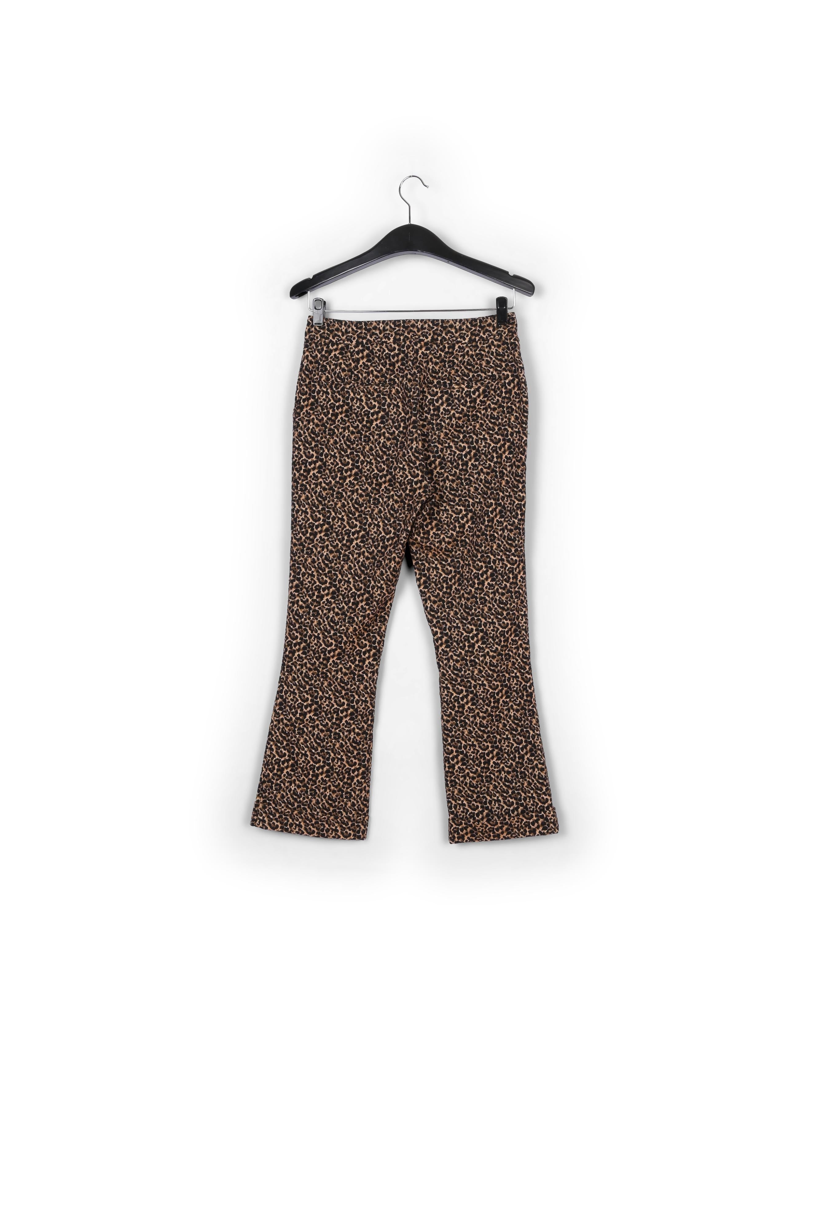 Pantalon évasé à motif léopard RE—SSENTIEL | Essentiel second hand