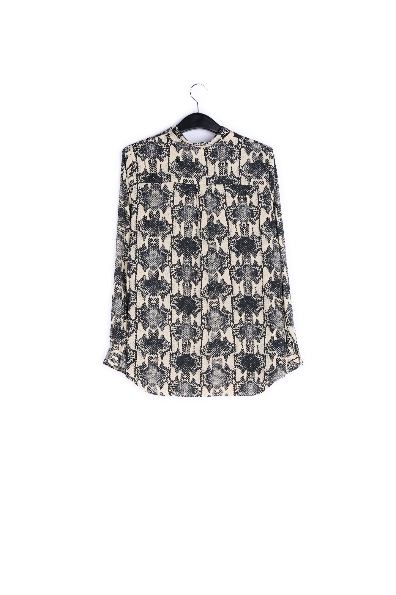 Off-white shirt with snake print RE—SSENTIEL | Essentiel second hand
