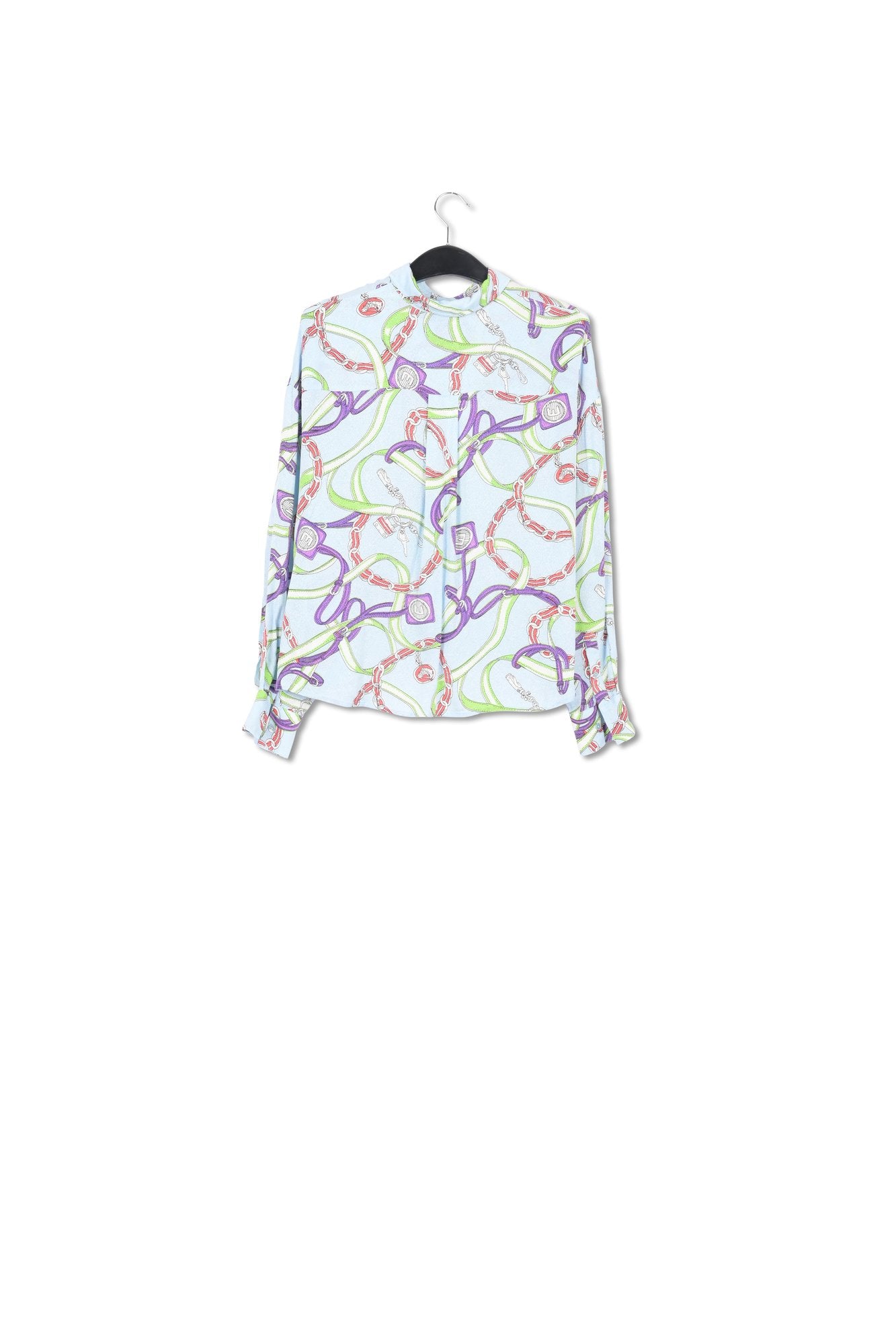 Lichtblauw hemd met wijde snit RE—SSENTIEL | Essentiel second hand