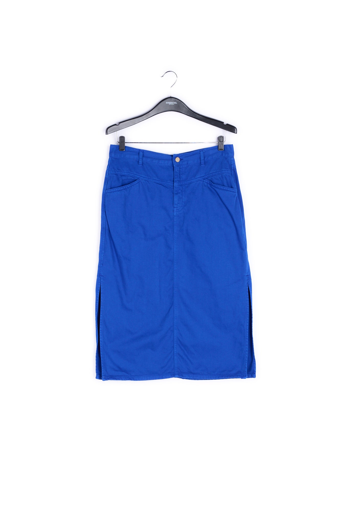 Blue high-waisted pencil skirt RE—SSENTIEL | Essentiel second hand