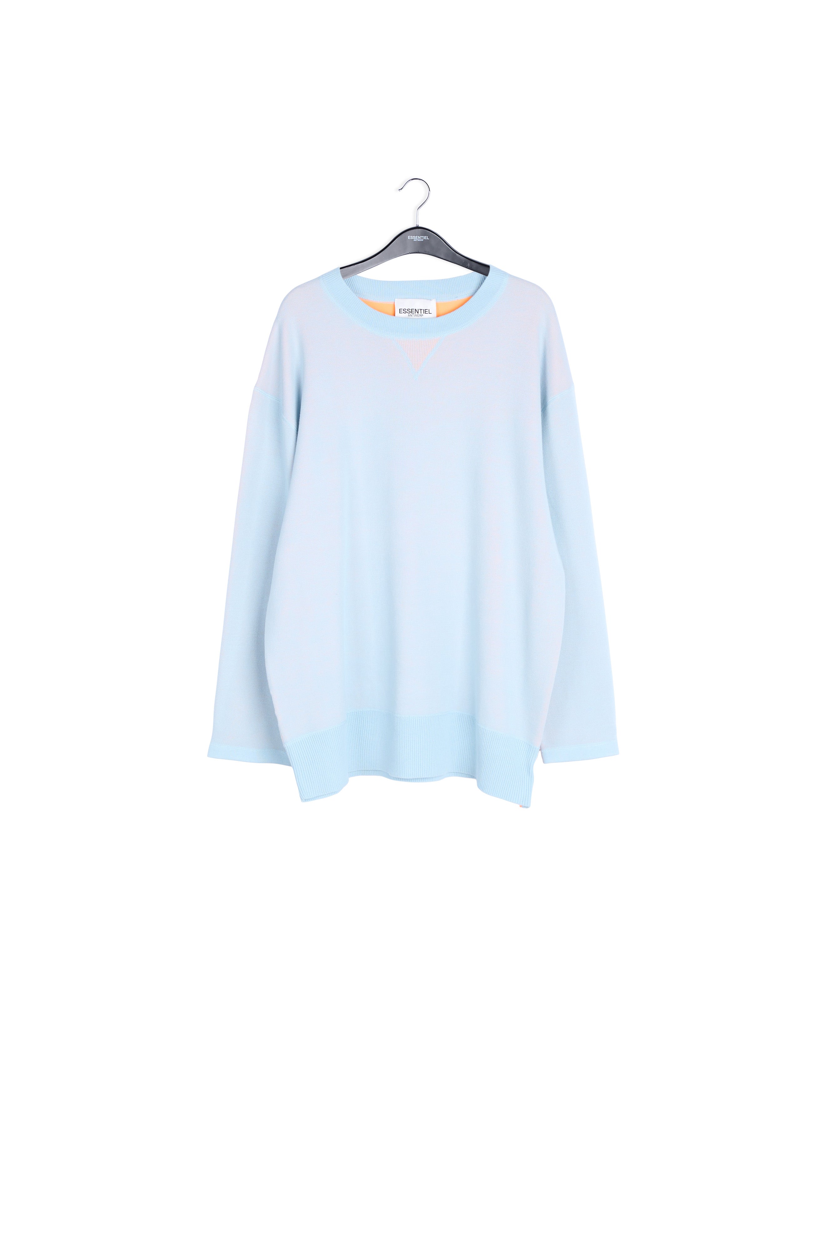 Light blue sweater with boxy cut RE—SSENTIEL | Essentiel second hand