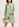 Mint green floral-print a-line dress Faume - seconde main