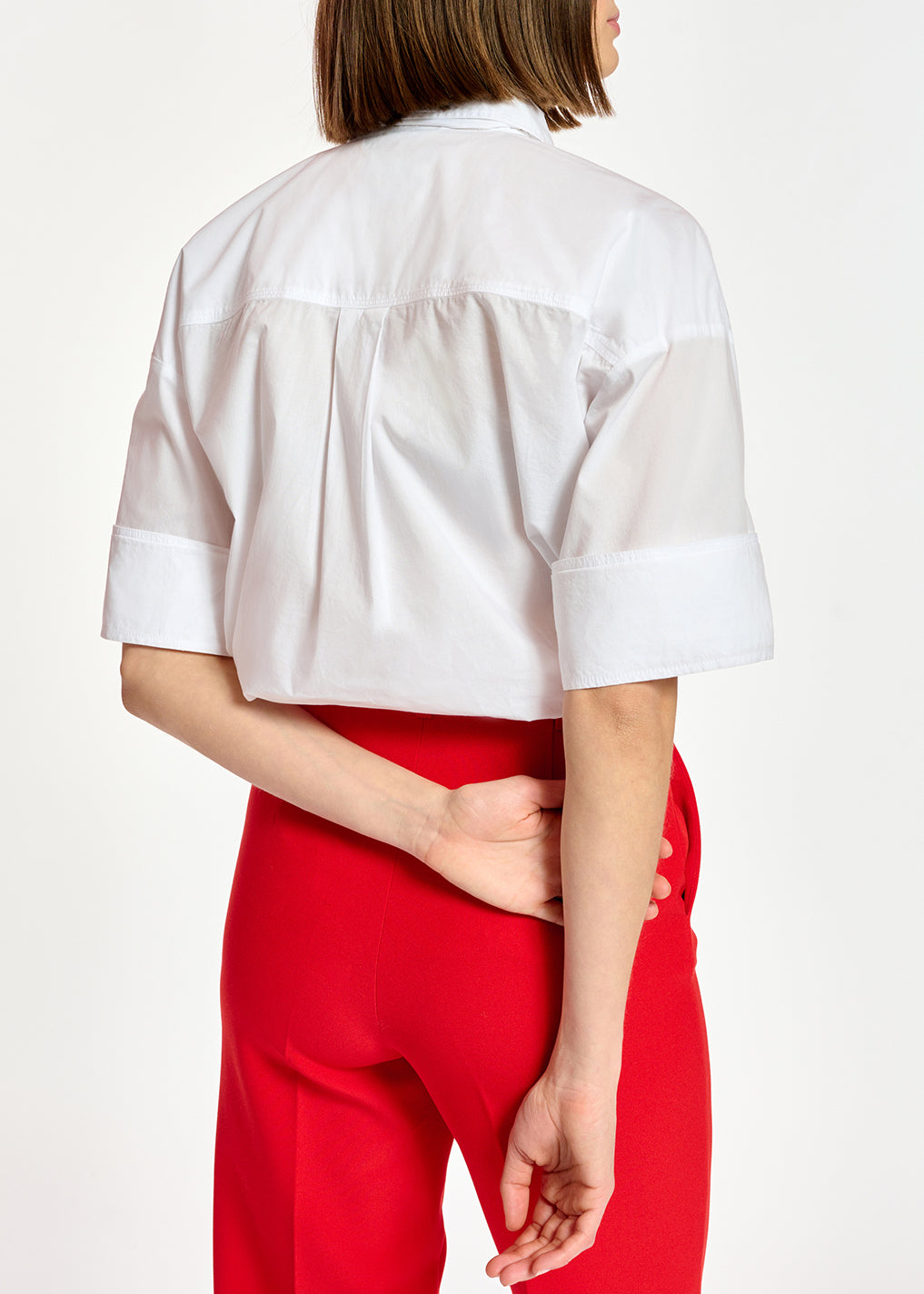 White shirt with pussy bow RE—SSENTIEL | Essentiel second hand