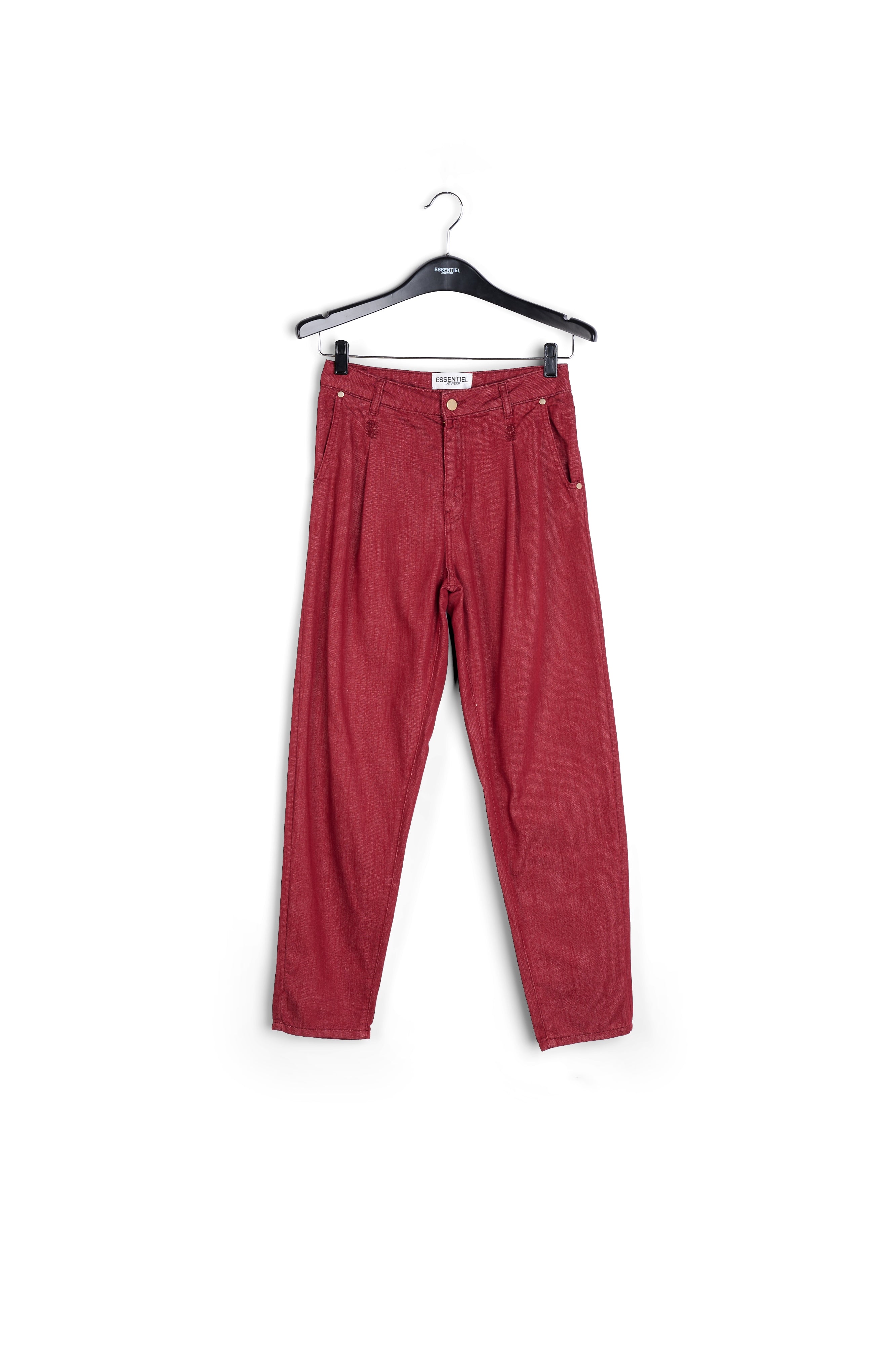 Jean bordeaux à coupe ample RE—SSENTIEL | Essentiel second hand