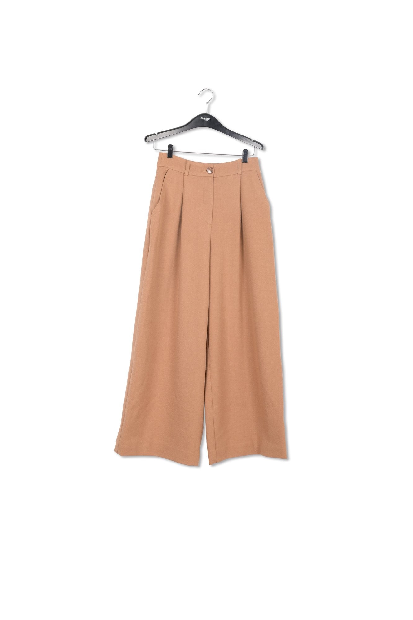 Camel wide-leg pants RE—SSENTIEL | Essentiel second hand