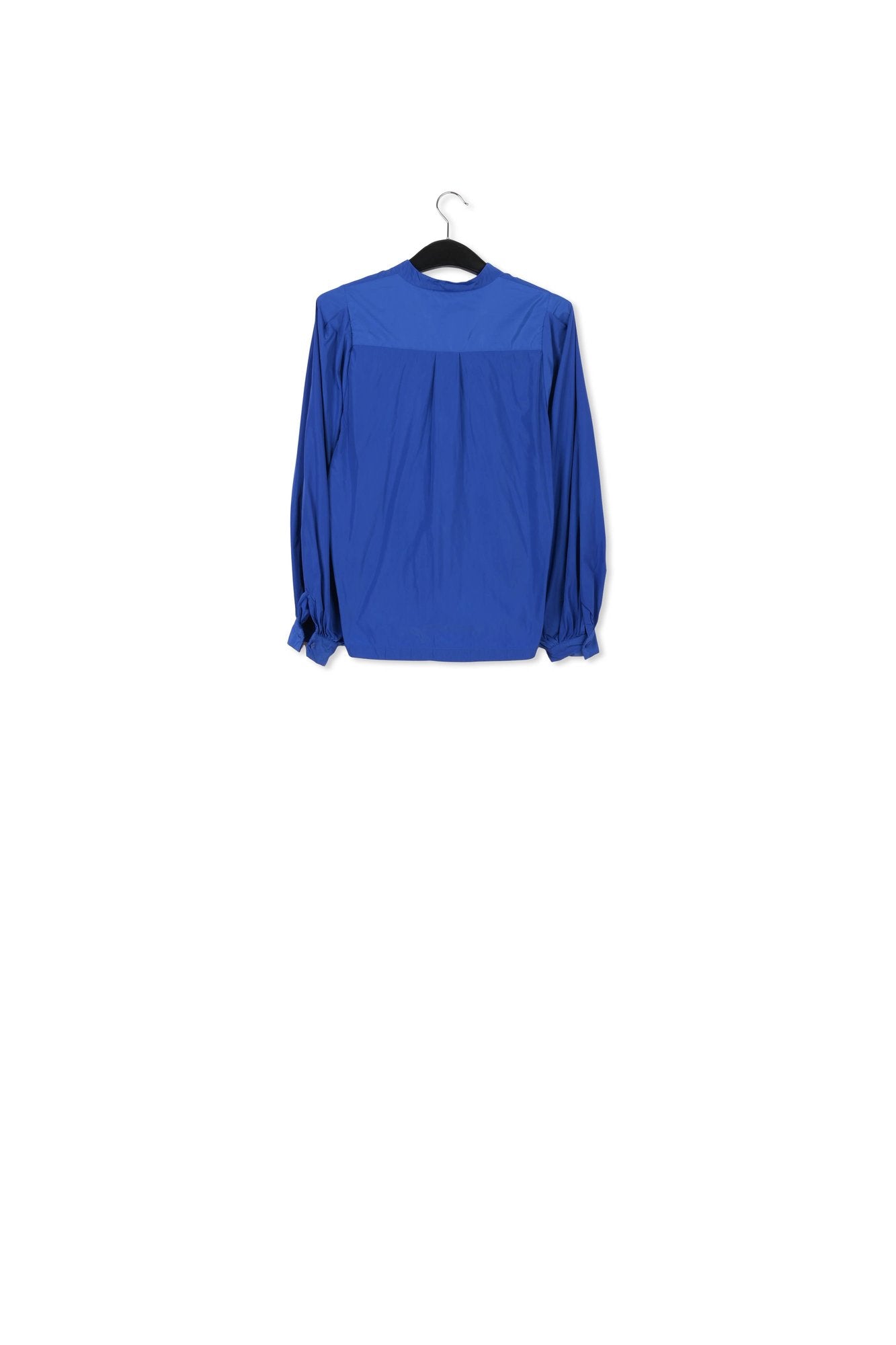 Blue puffed-sleeve top RE—SSENTIEL | Essentiel second hand