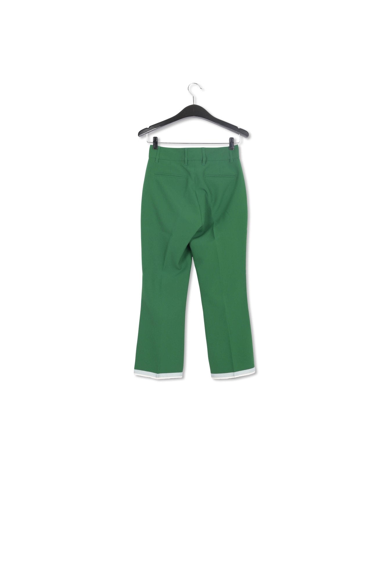Dark green flared-fit pants RE—SSENTIEL | Essentiel second hand