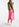 Neonroze A-jeansrok met hoge taille Faume - seconde main