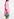 Robe chemise oversize en coton rose Faume - seconde main