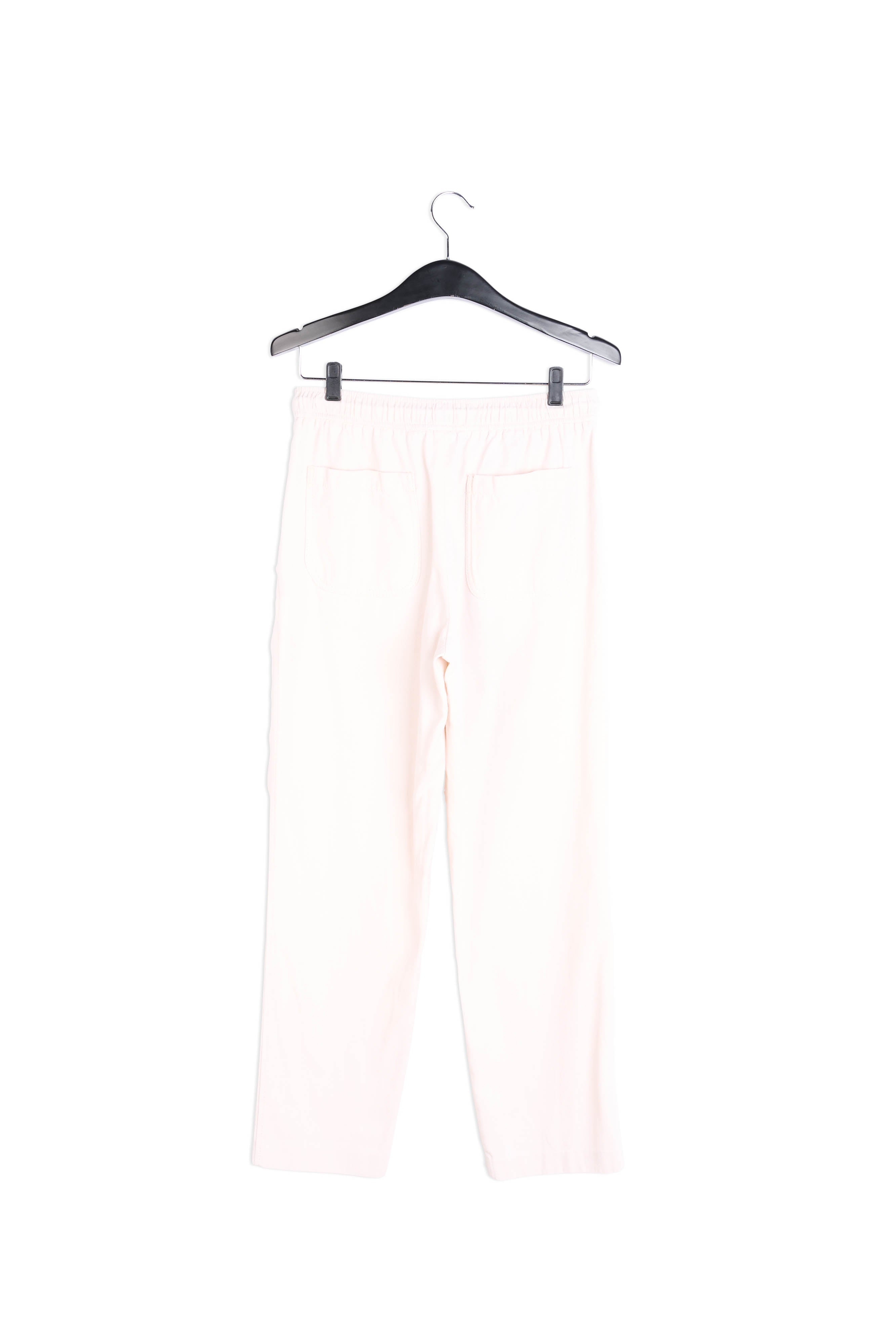Pantalon fuselé en coton blanc cassé RE—SSENTIEL | Essentiel second hand