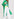 Green and white striped t-shirt with future print Faume - seconde main