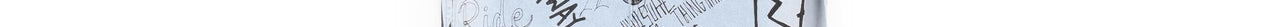 Light blue graffiti-print denim pencil skirt Faume - seconde main