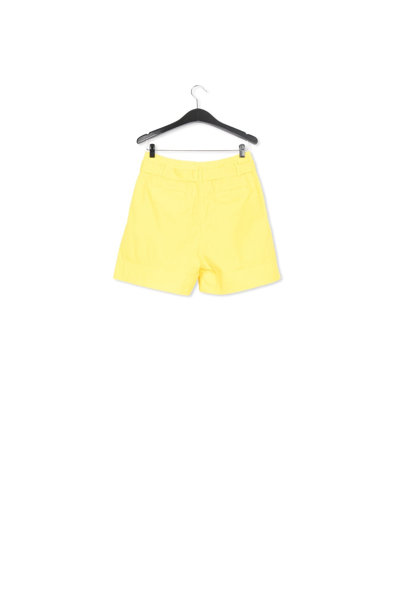 Yellow high-waisted shorts RE—SSENTIEL | Essentiel second hand