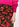 Zwart en rode kokerrok met bloemenprint en ruchedetail Faume - seconde main