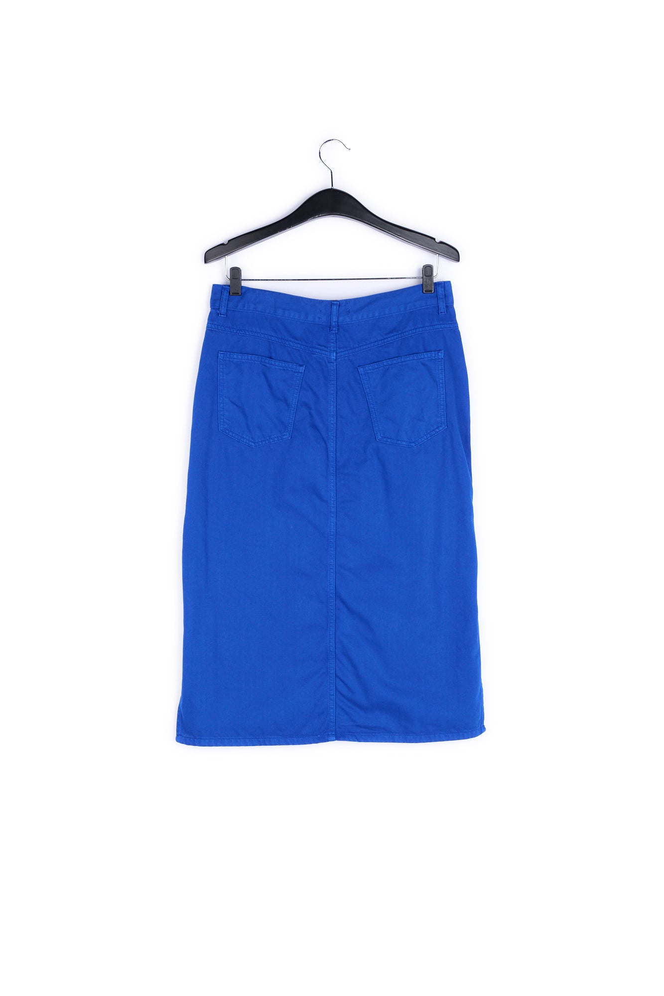 Blue high-waisted pencil skirt RE—SSENTIEL | Essentiel second hand