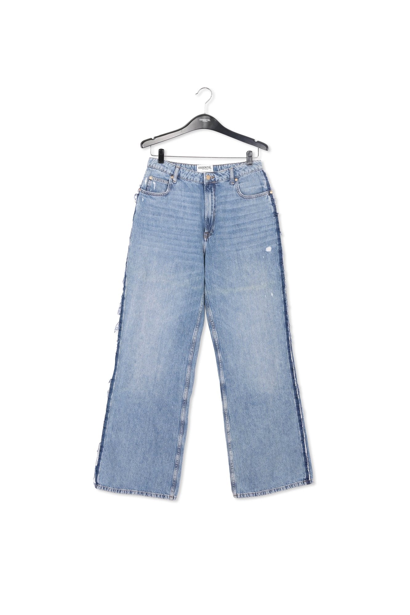 Wide-leg blue jeans RE—SSENTIEL | Essentiel second hand