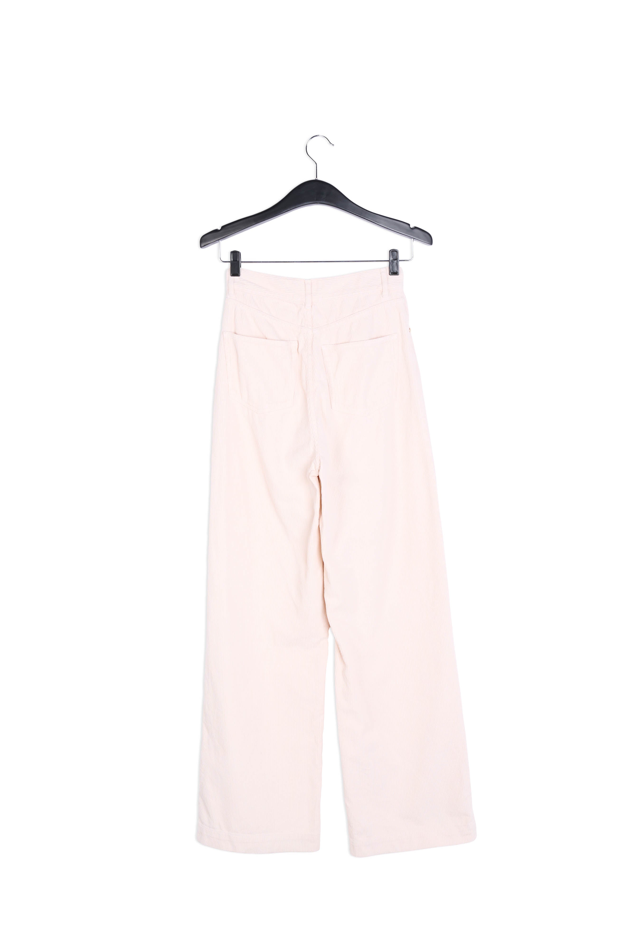 Off-white soft corduroy wide leg pants RE—SSENTIEL | Essentiel second hand