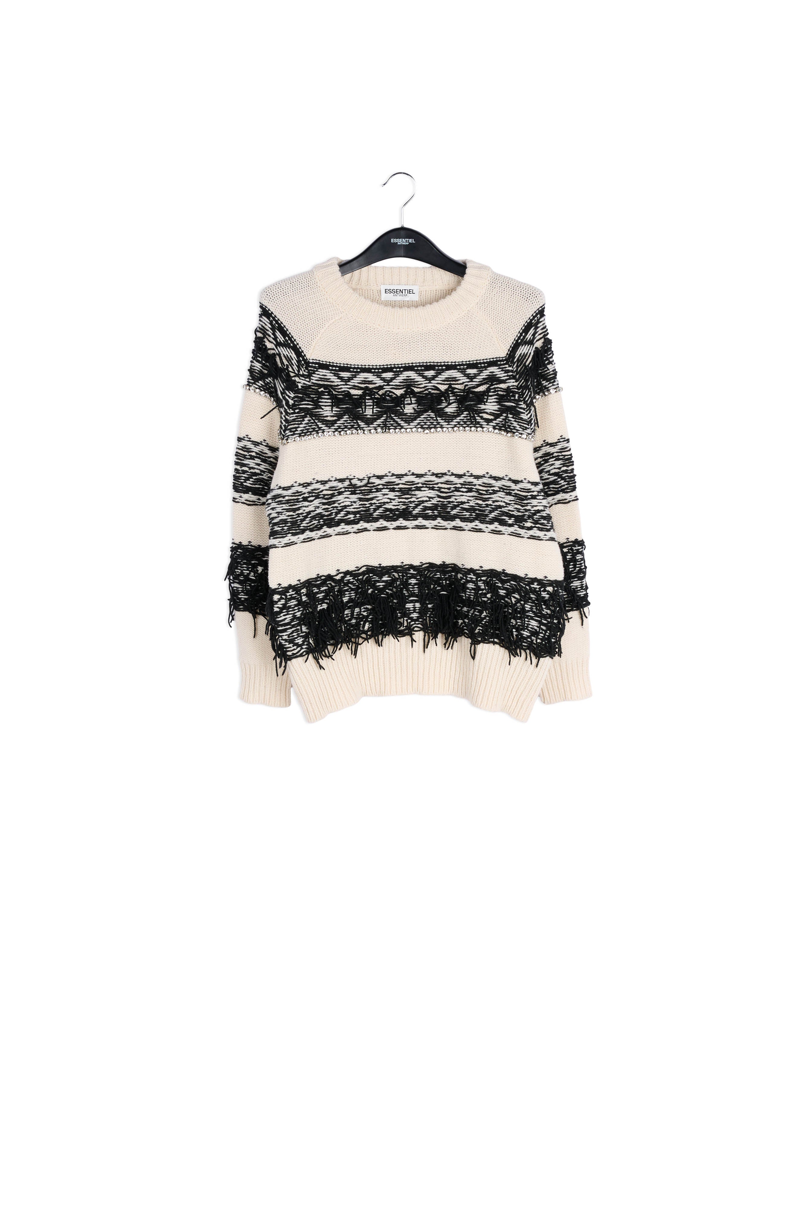 Alessia multi pattern sweater RE—SSENTIEL | Essentiel second hand