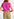 Roze gebreide top zonder mouwen Faume - seconde main