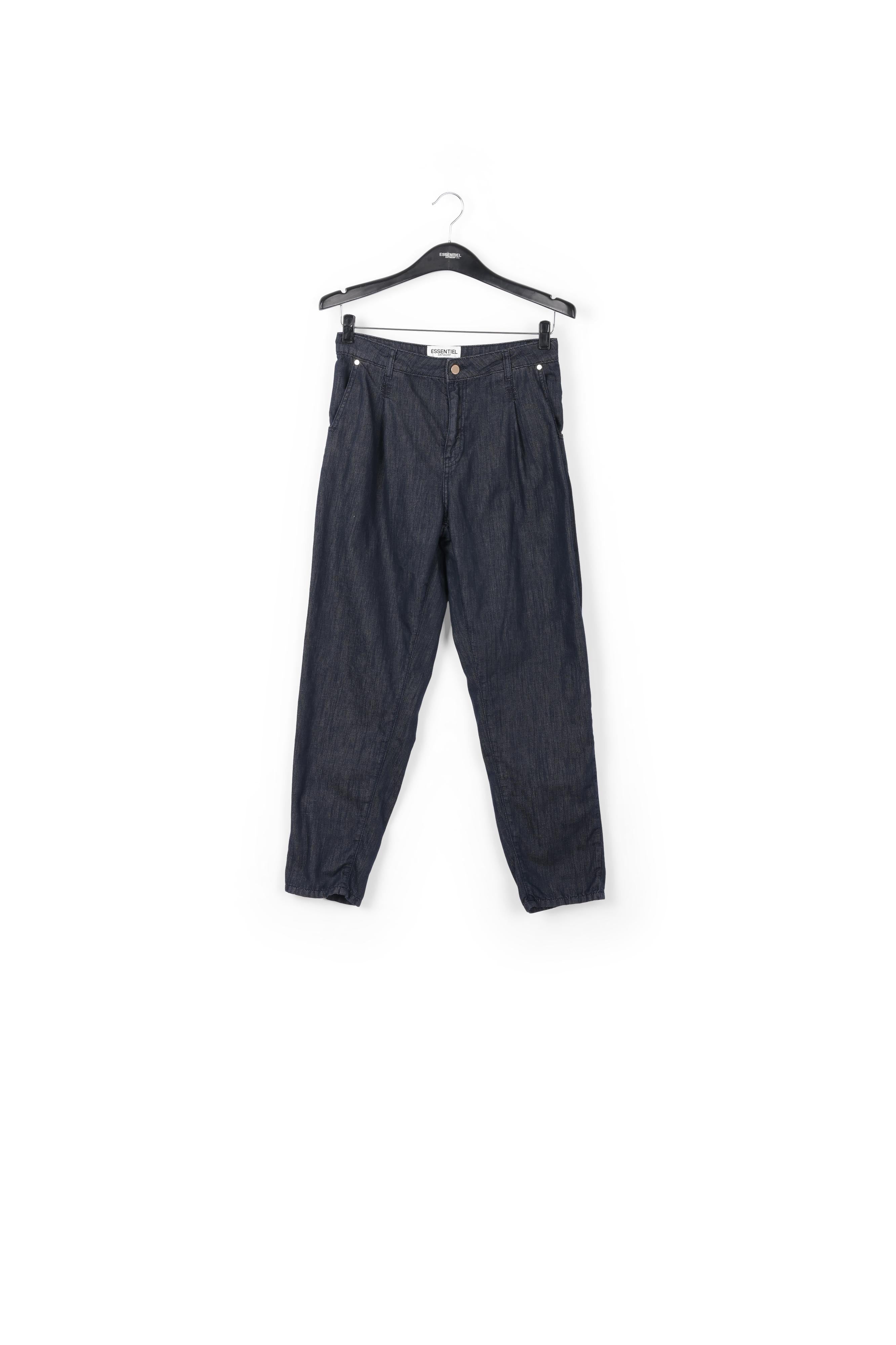 Dark blue loose-fit denim pants RE—SSENTIEL | Essentiel second hand