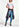 Two-tone frayed boyfriend jeans Faume - seconde main
