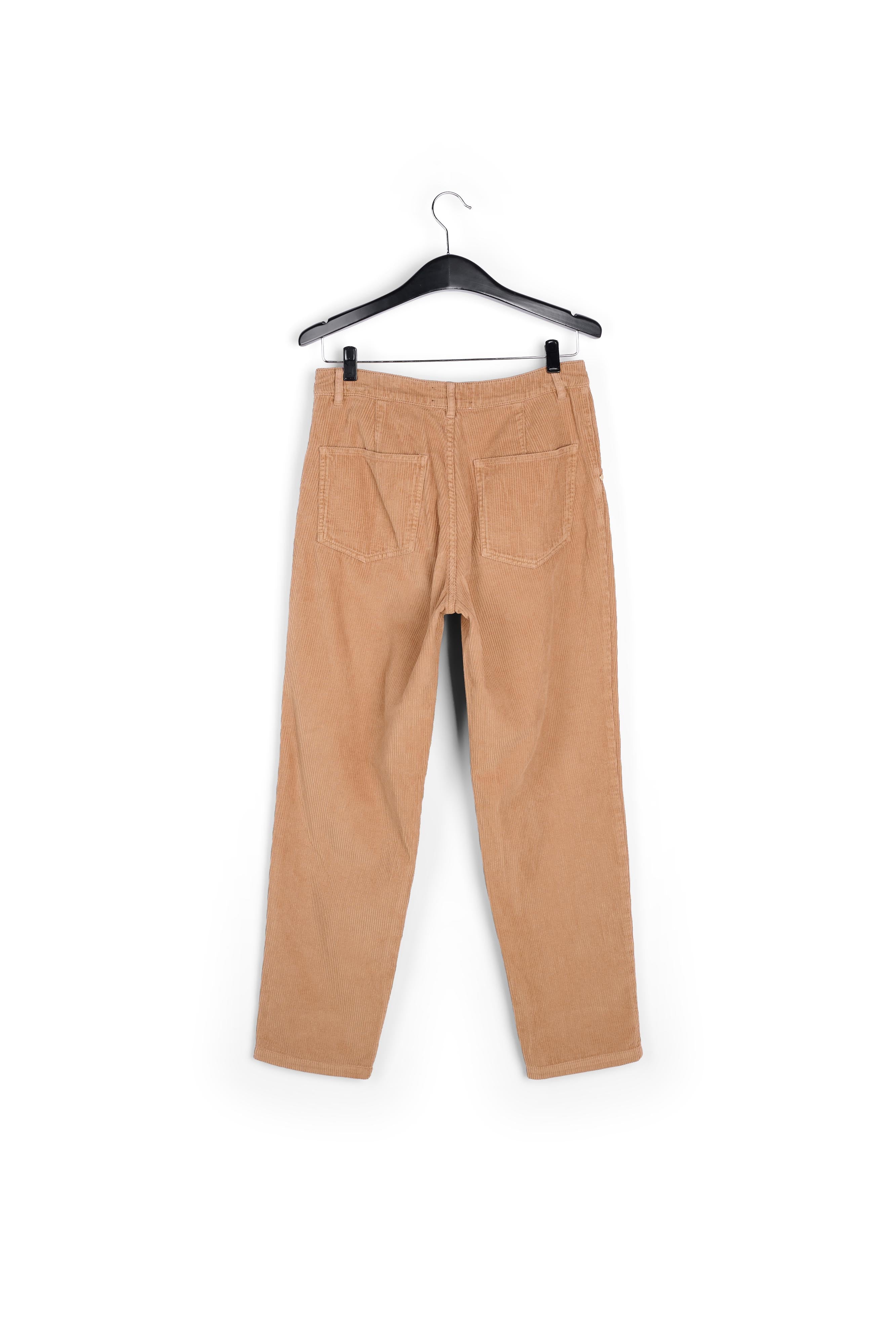 Pantalon en velours camel RE—SSENTIEL | Essentiel second hand
