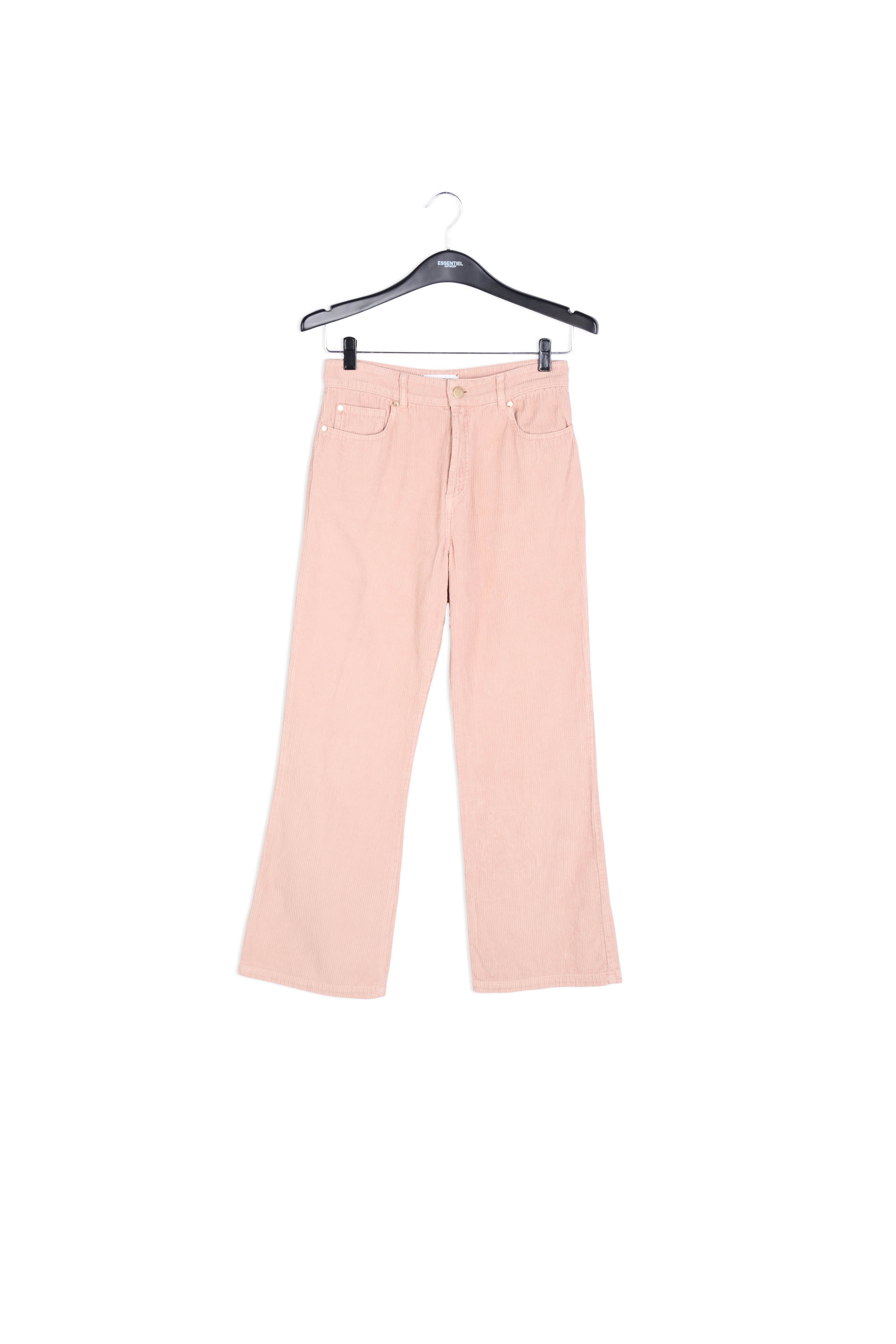Pantalon évasé en velours rose vintage RE—SSENTIEL | Essentiel second hand
