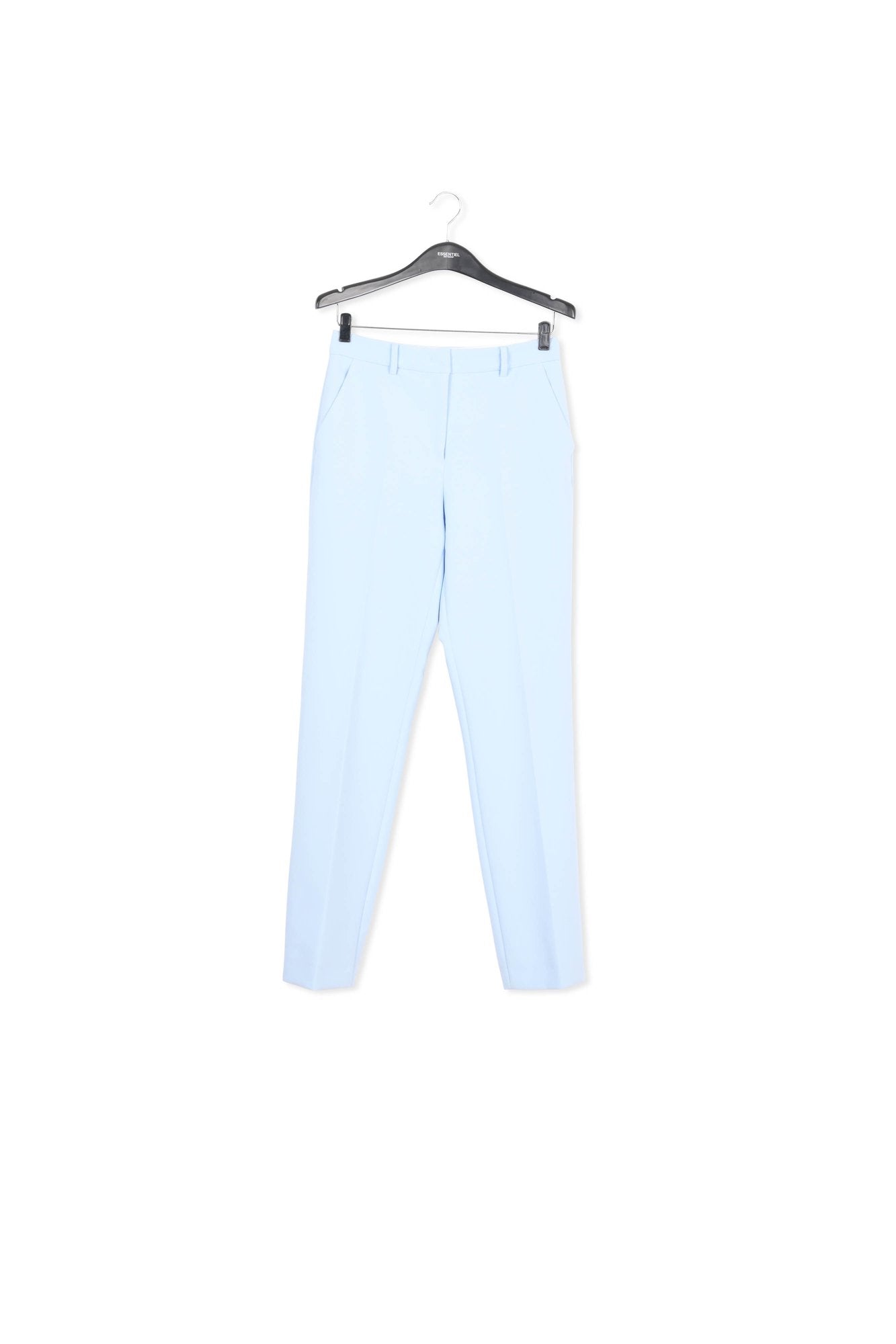 Sky blue straight-leg pants RE—SSENTIEL | Essentiel second hand