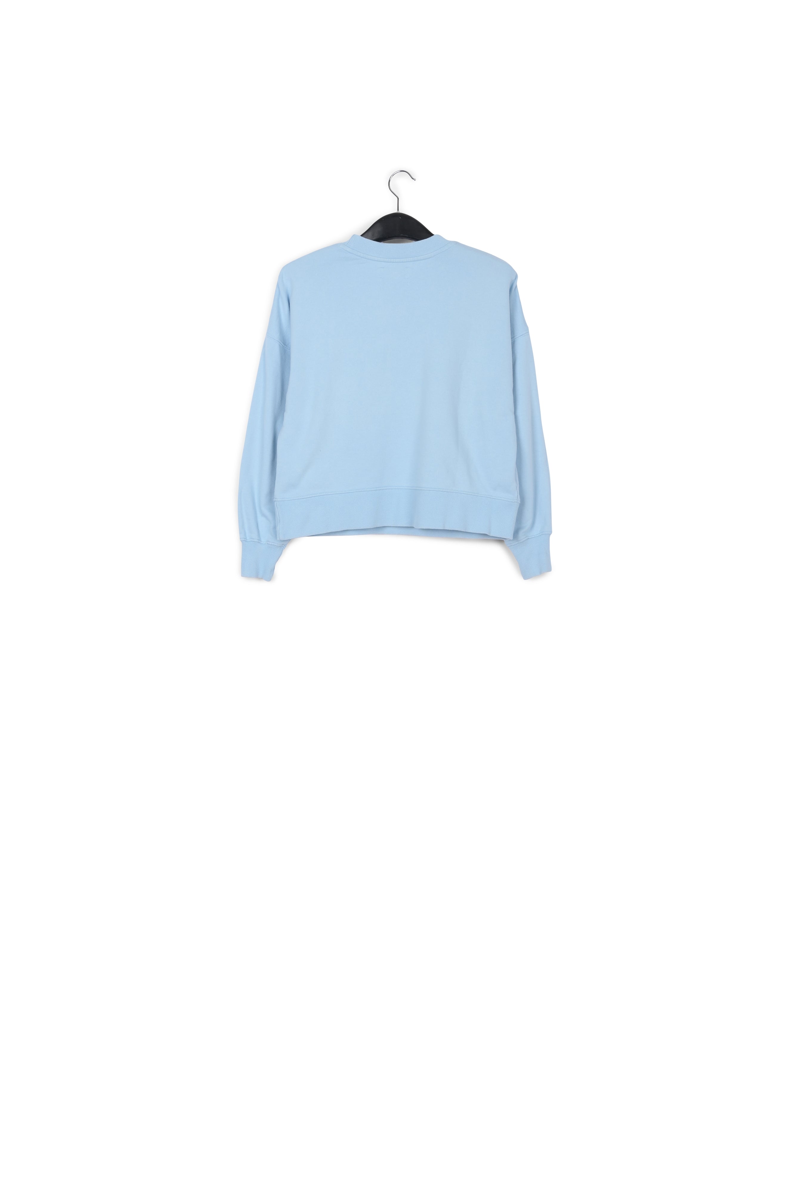 Sweatshirt bleu ciel en coton-jersey 'riot' RE—SSENTIEL | Essentiel second hand
