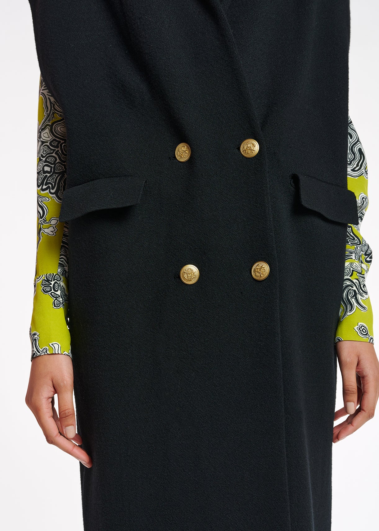 Cardigan noir sans manches RE—SSENTIEL | Essentiel second hand