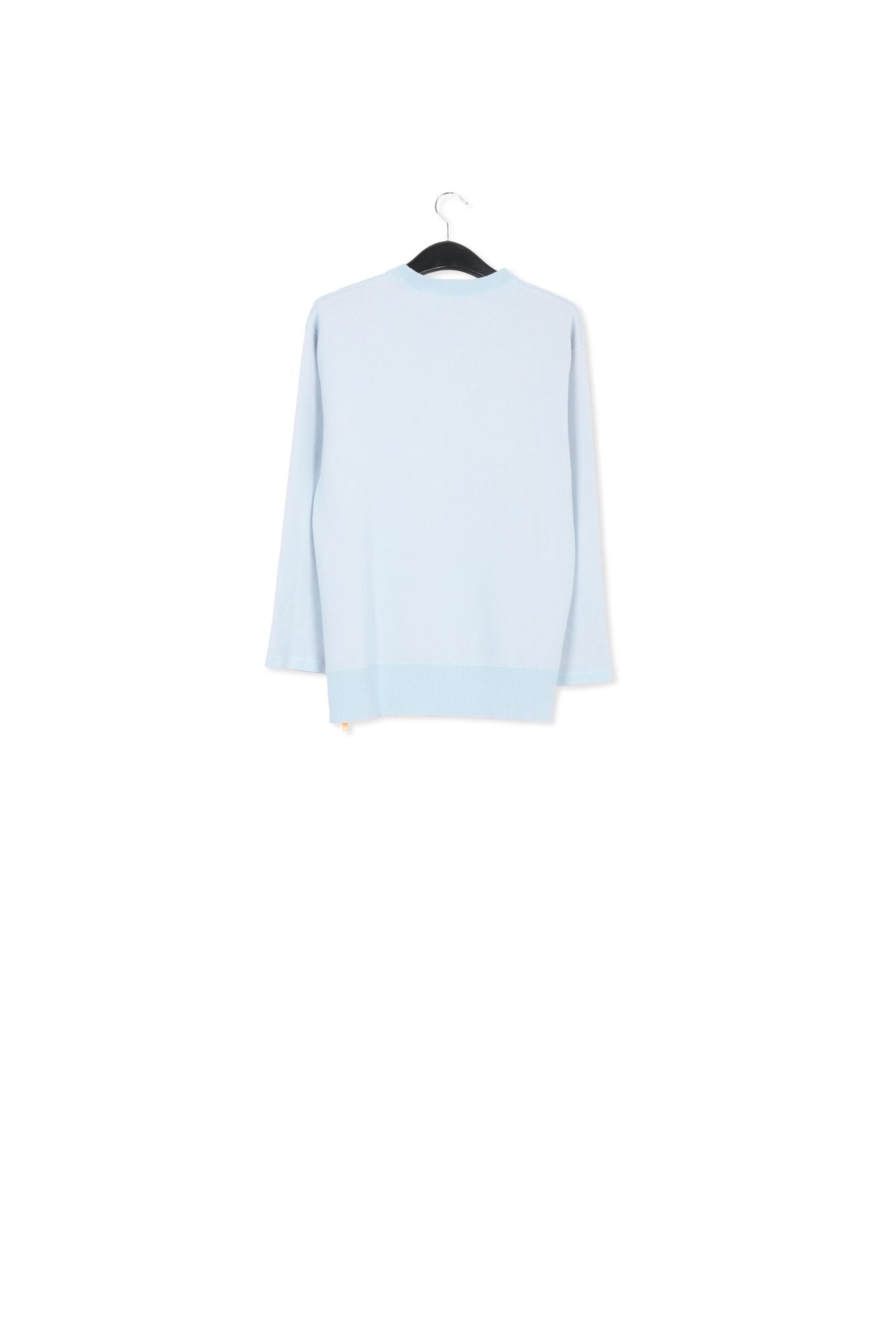 Pull carré en tricot bleu clair RE—SSENTIEL | Essentiel second hand