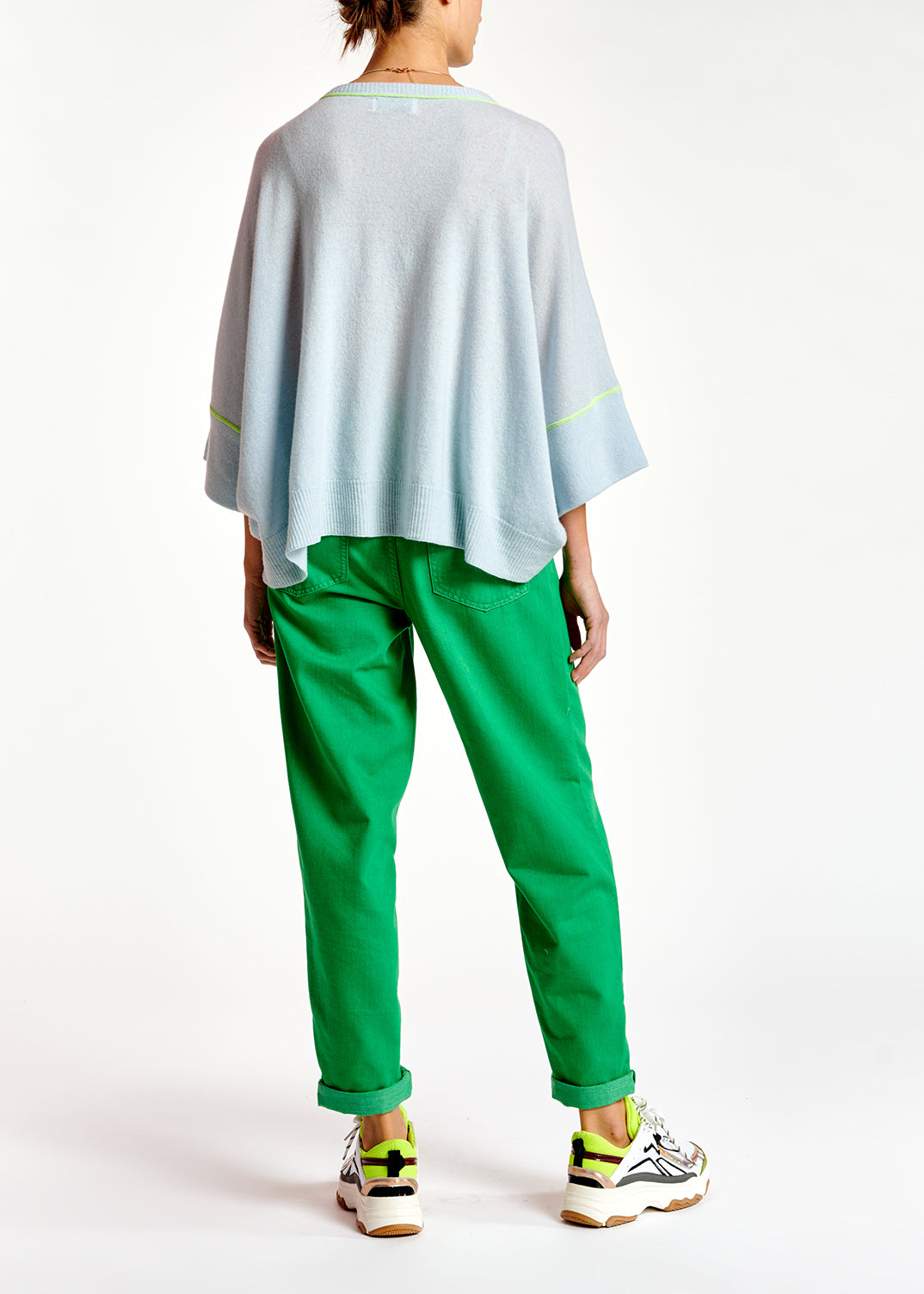 Light blue merino wool and cashmere sweater RE—SSENTIEL | Essentiel second hand