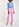 Pantalon fuselé rose à taille haute Faume - seconde main