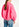 Neon pink jacquard bomber jacket Faume - seconde main