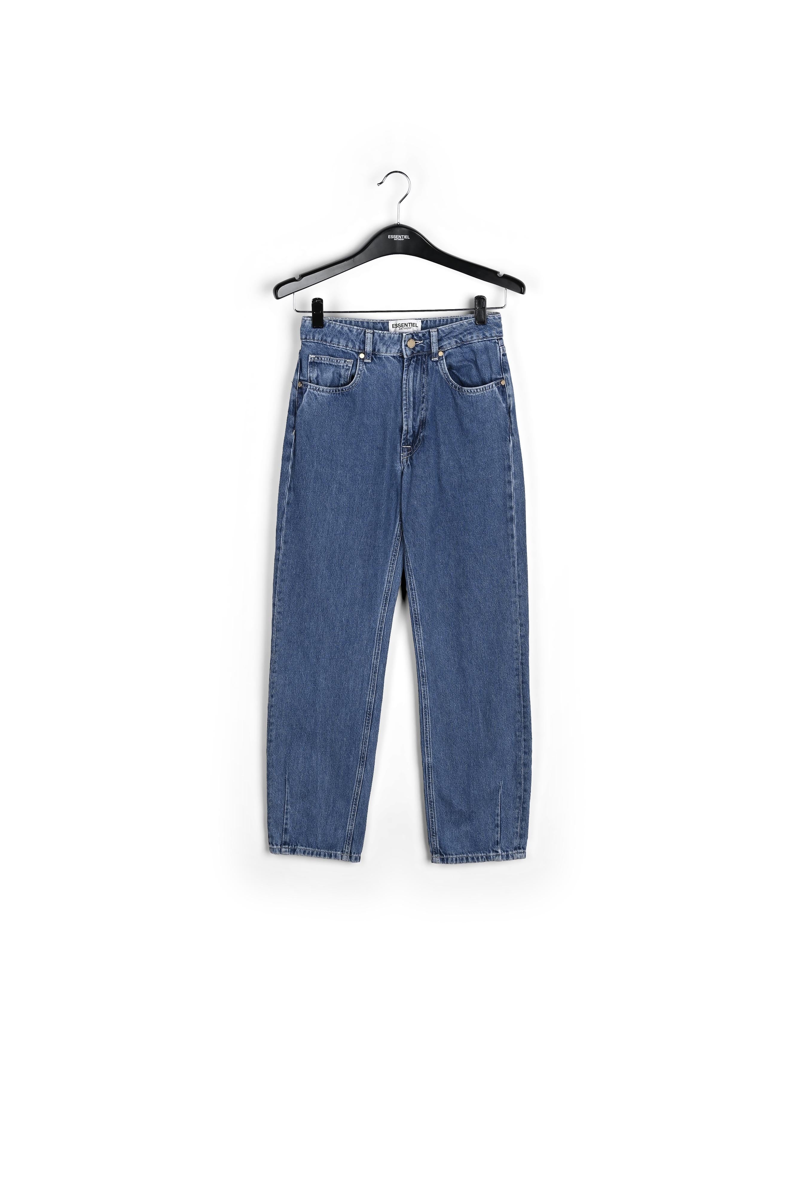 Jean bleu raccourci à taille haute RE—SSENTIEL | Essentiel second hand