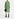 Mint green midi-length dress with geometric print Faume - seconde main