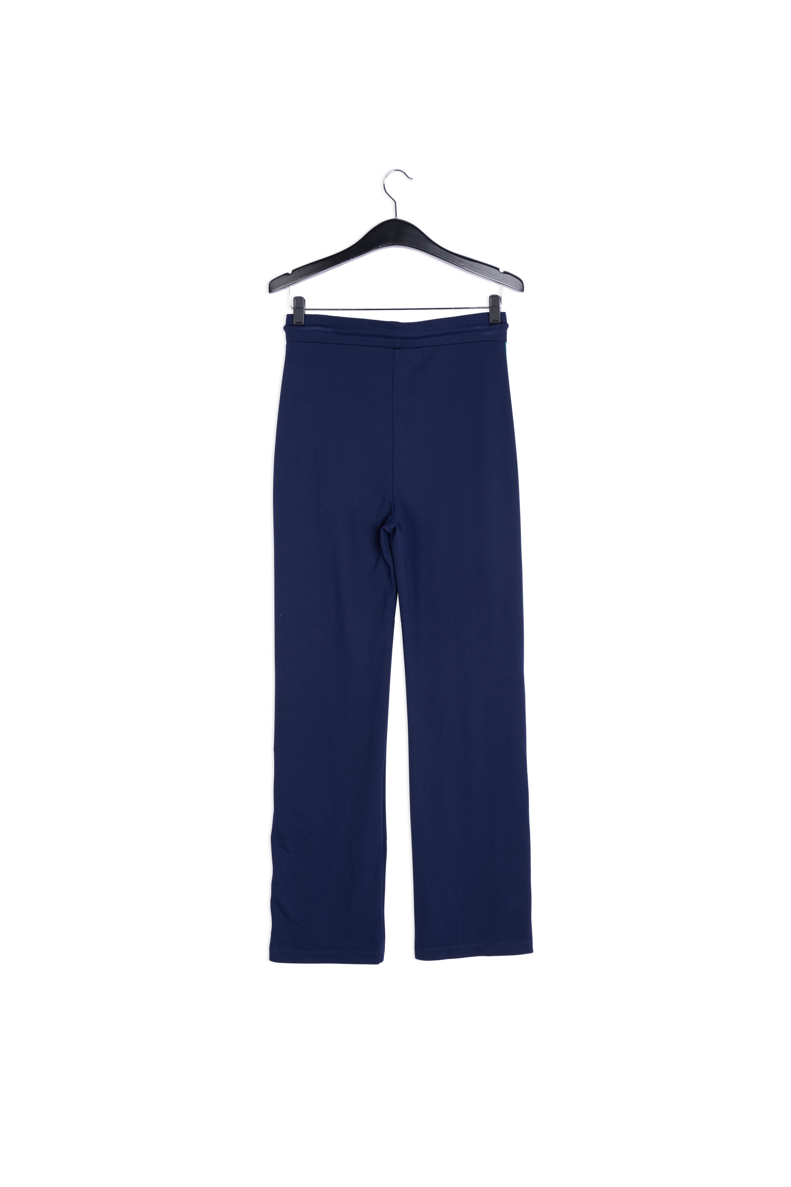 Navy blue, teal and white track pants RE—SSENTIEL | Essentiel second hand