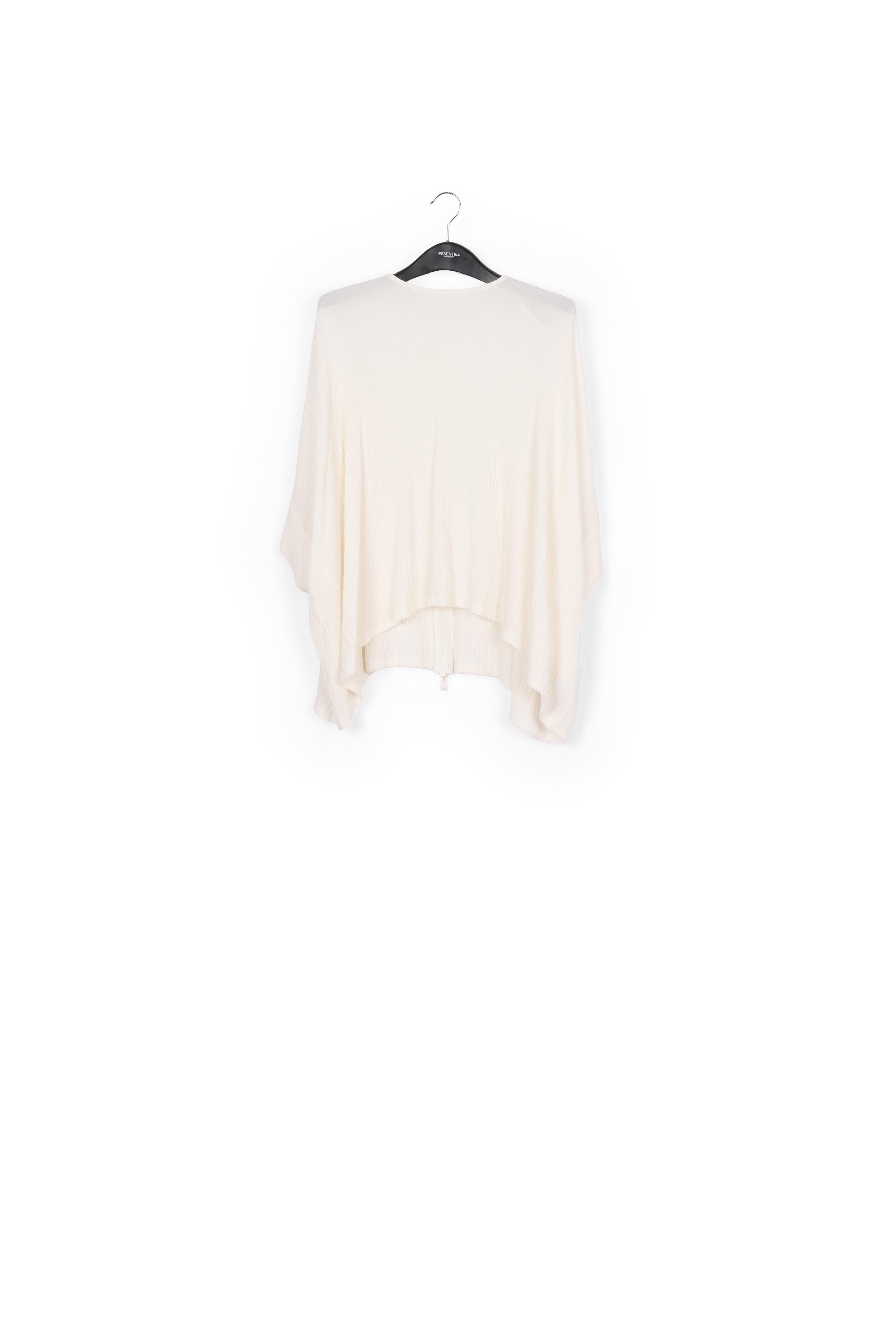 Top oversize en cloqué kaki RE—SSENTIEL | Essentiel second hand