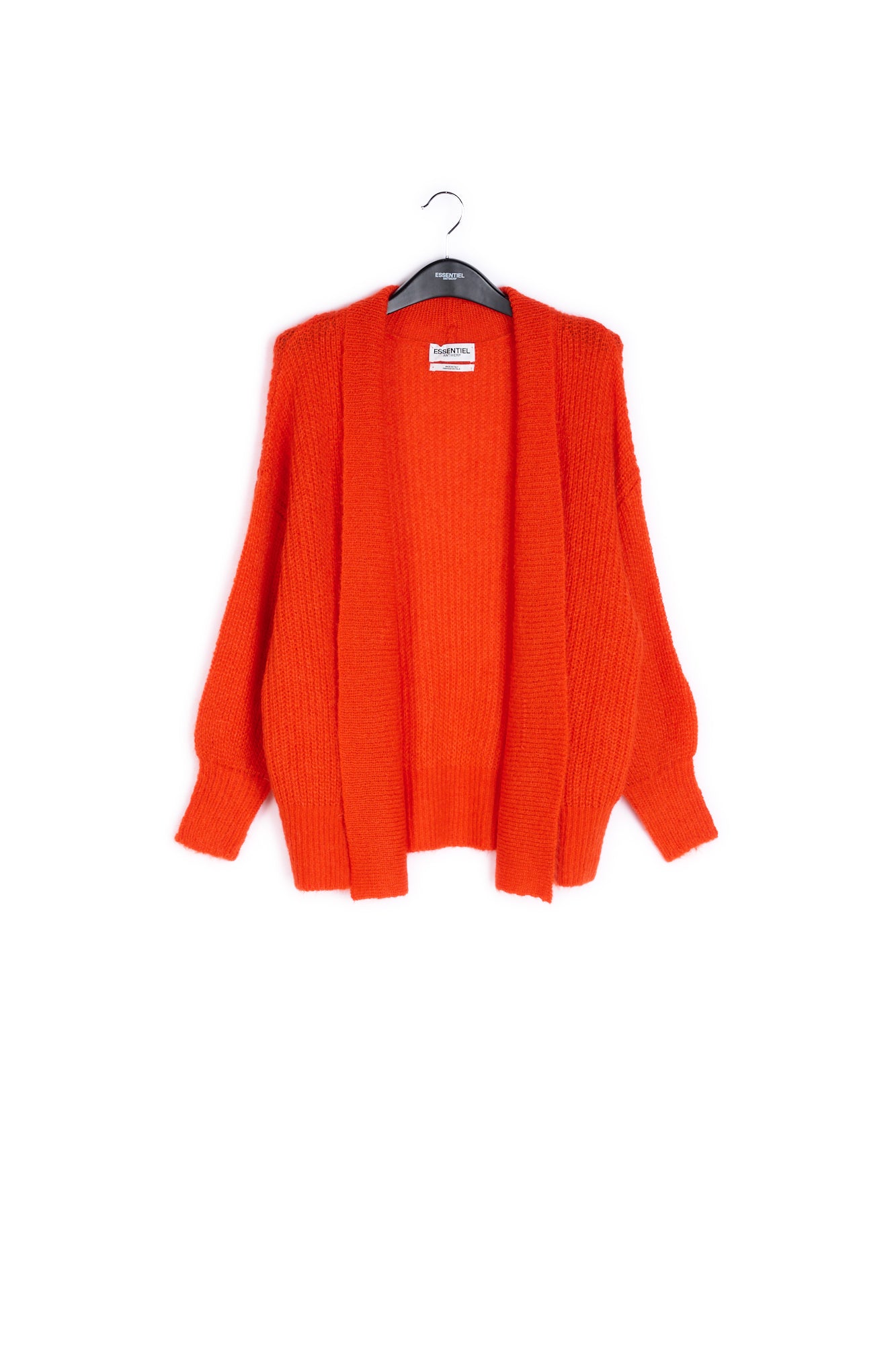 Orange shawl collar cardigan RE—SSENTIEL | Essentiel second hand