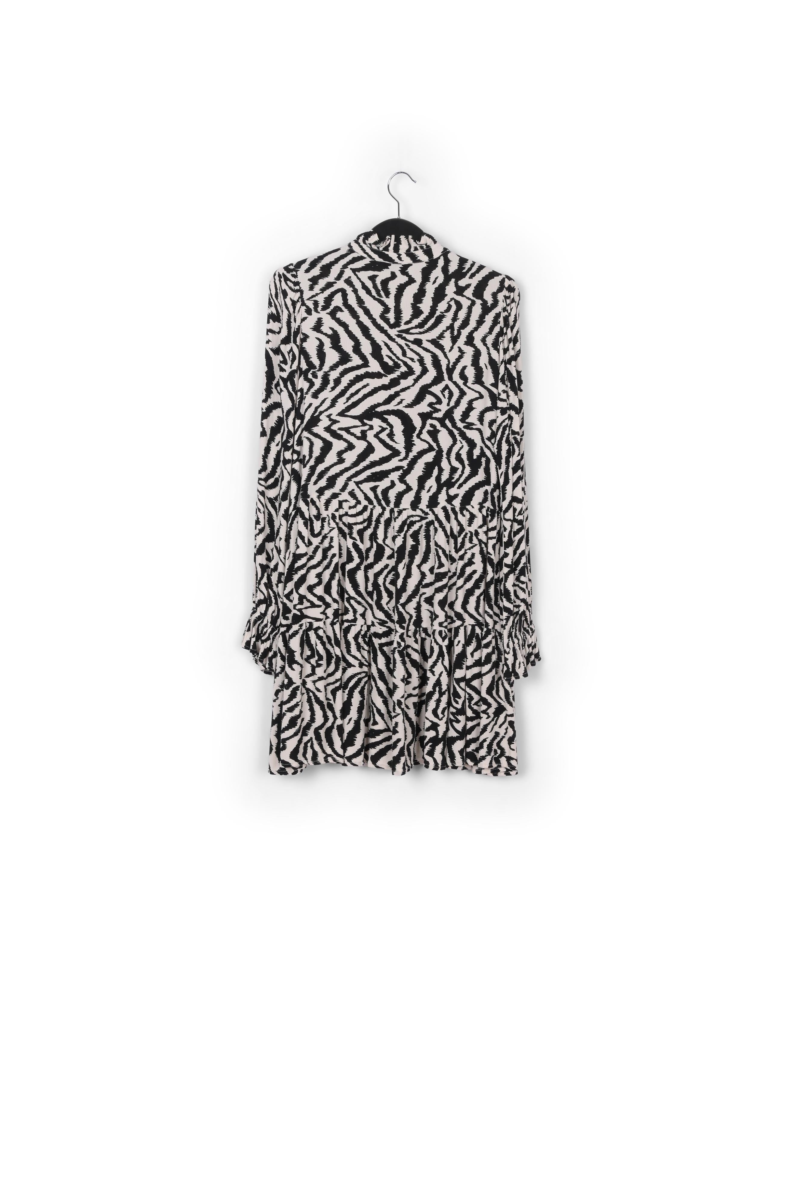 Zebra print and dots A-line mini dress RE—SSENTIEL | Essentiel second hand