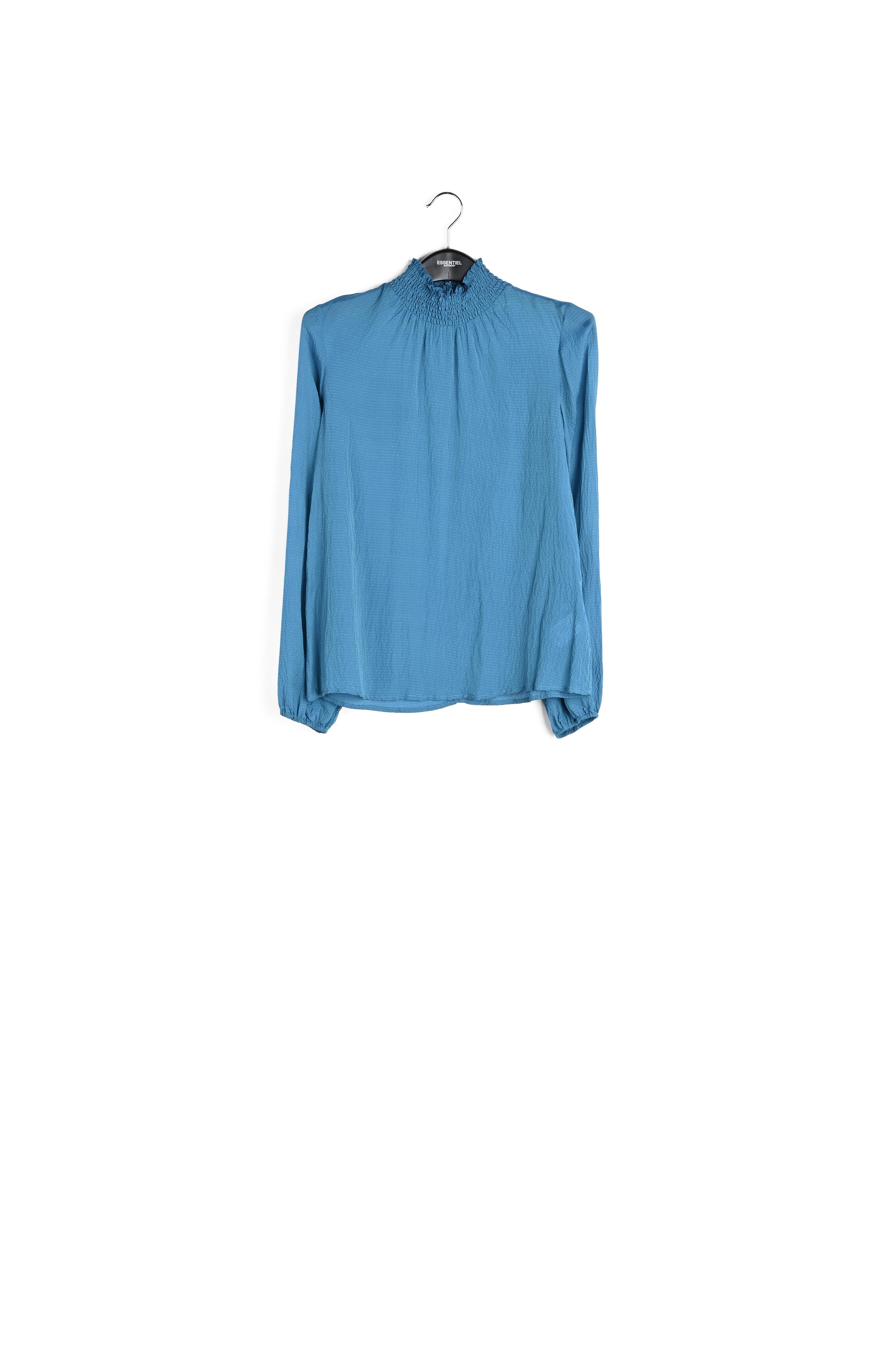 Blauwe top met wijde pasvorm RE—SSENTIEL | Essentiel second hand